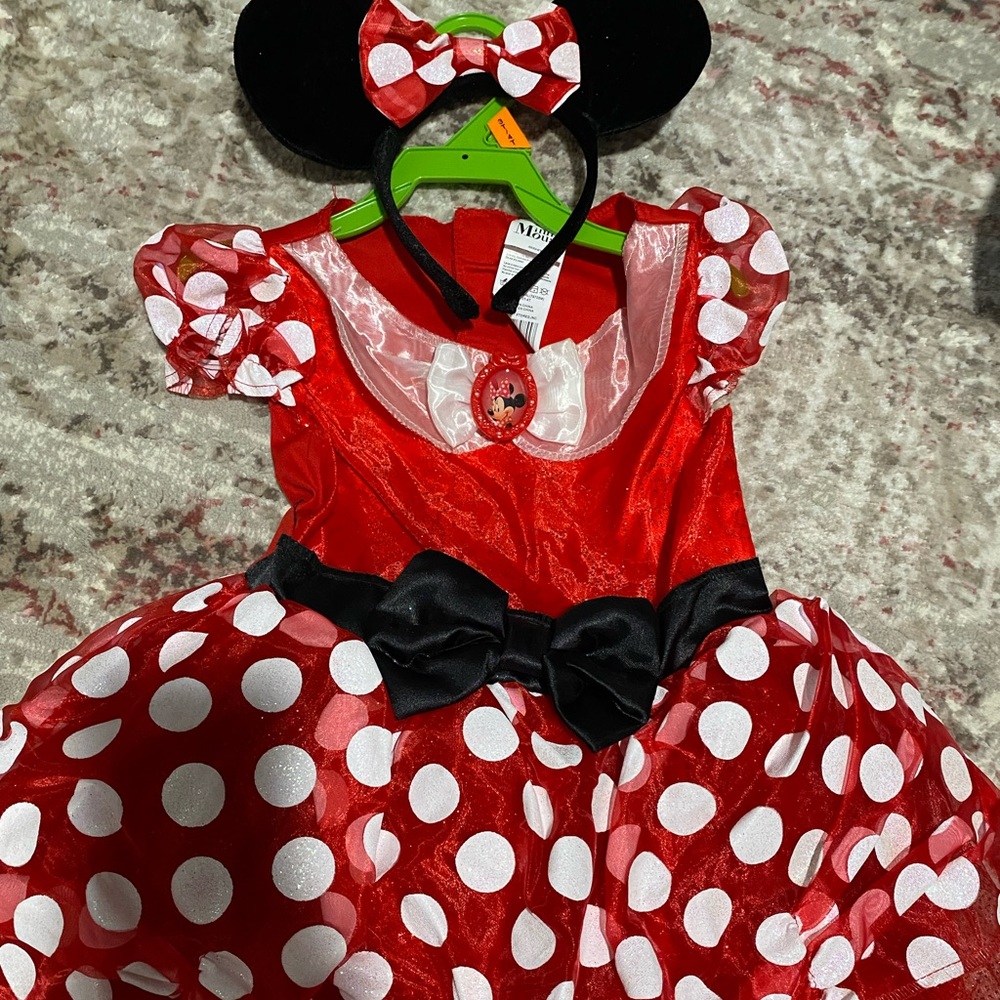 Toddler Halloween Costume Minnie Mouse 3T-4T